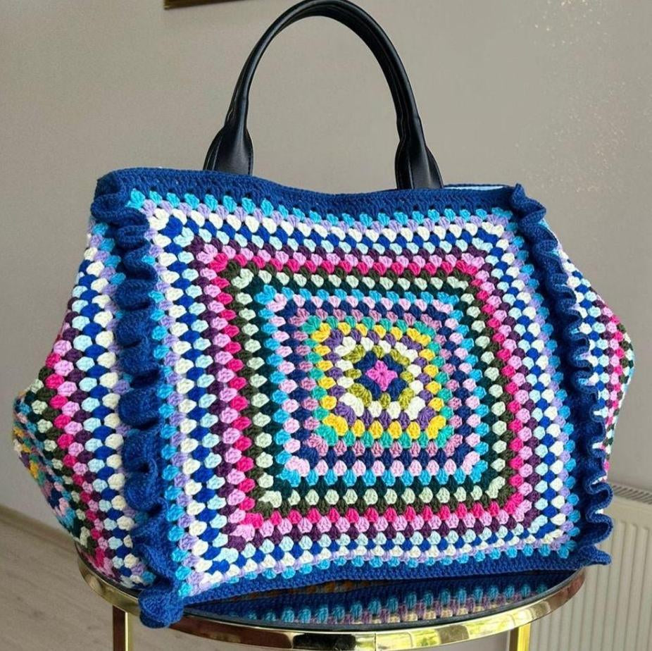 Bohemian Crochet Tote