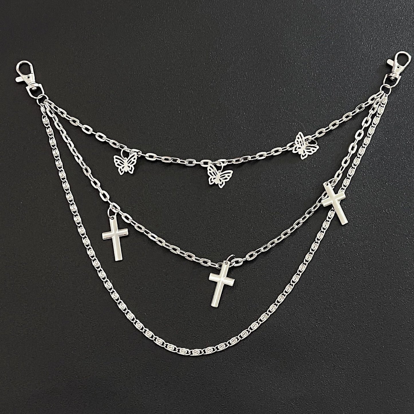 Fashion Butterfly Jeans Waist Chain