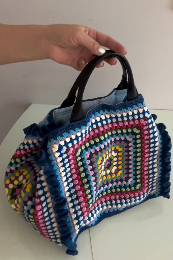 Bohemian Crochet Tote
