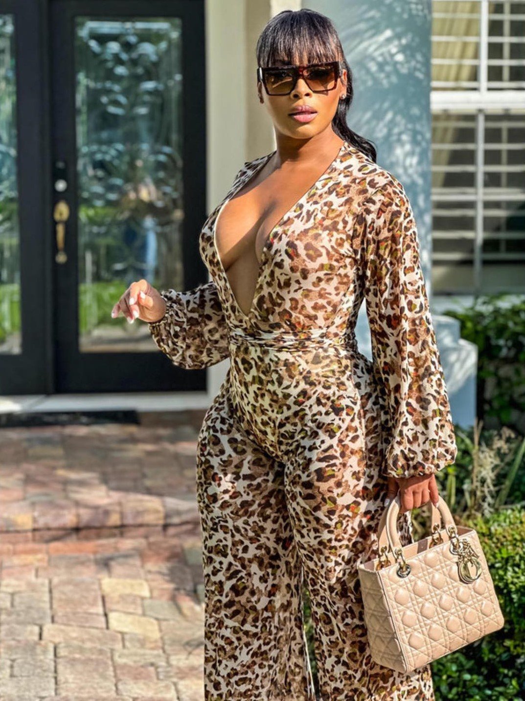 Sexy Leopard Print Jumpsuit
