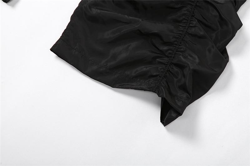 High Waist Hip Pleated Pants