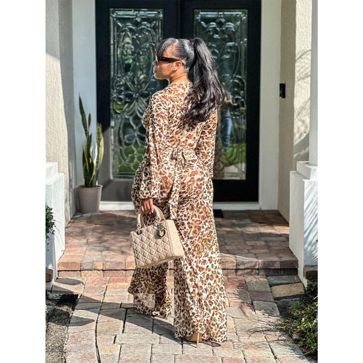 Sexy Leopard Print Jumpsuit
