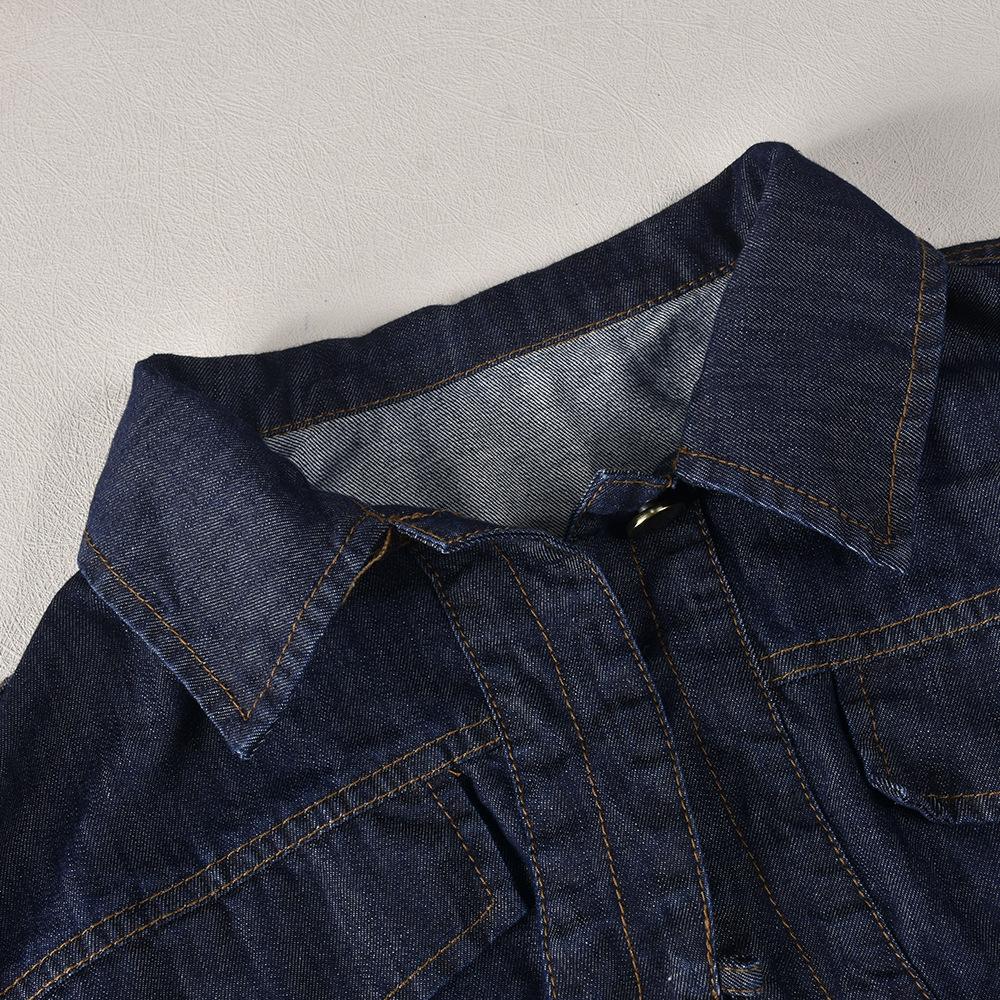 Lassel Navel Short Denim Shirt