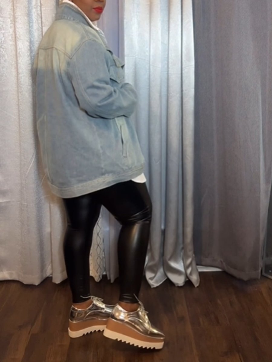 Chic Irregular Denim Jacket