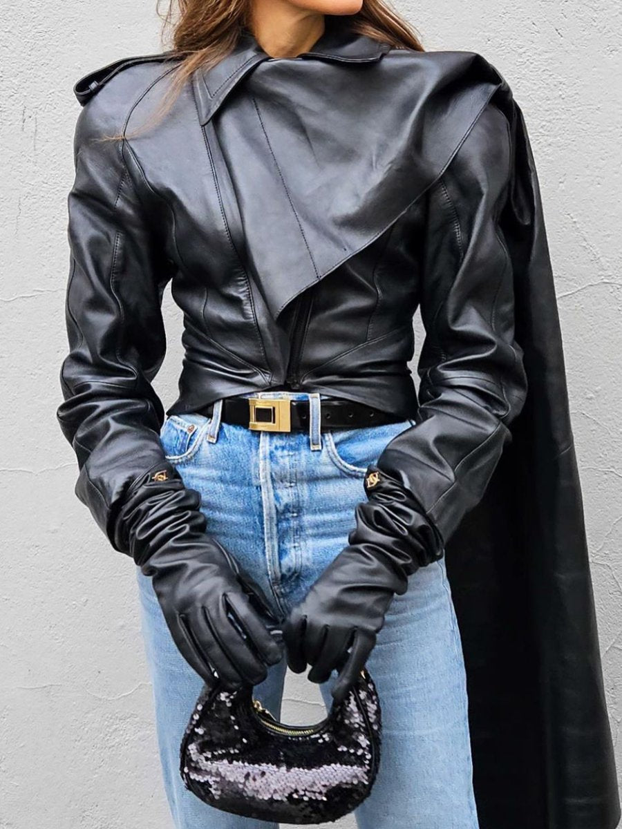 Stylish Black Leather Jacket