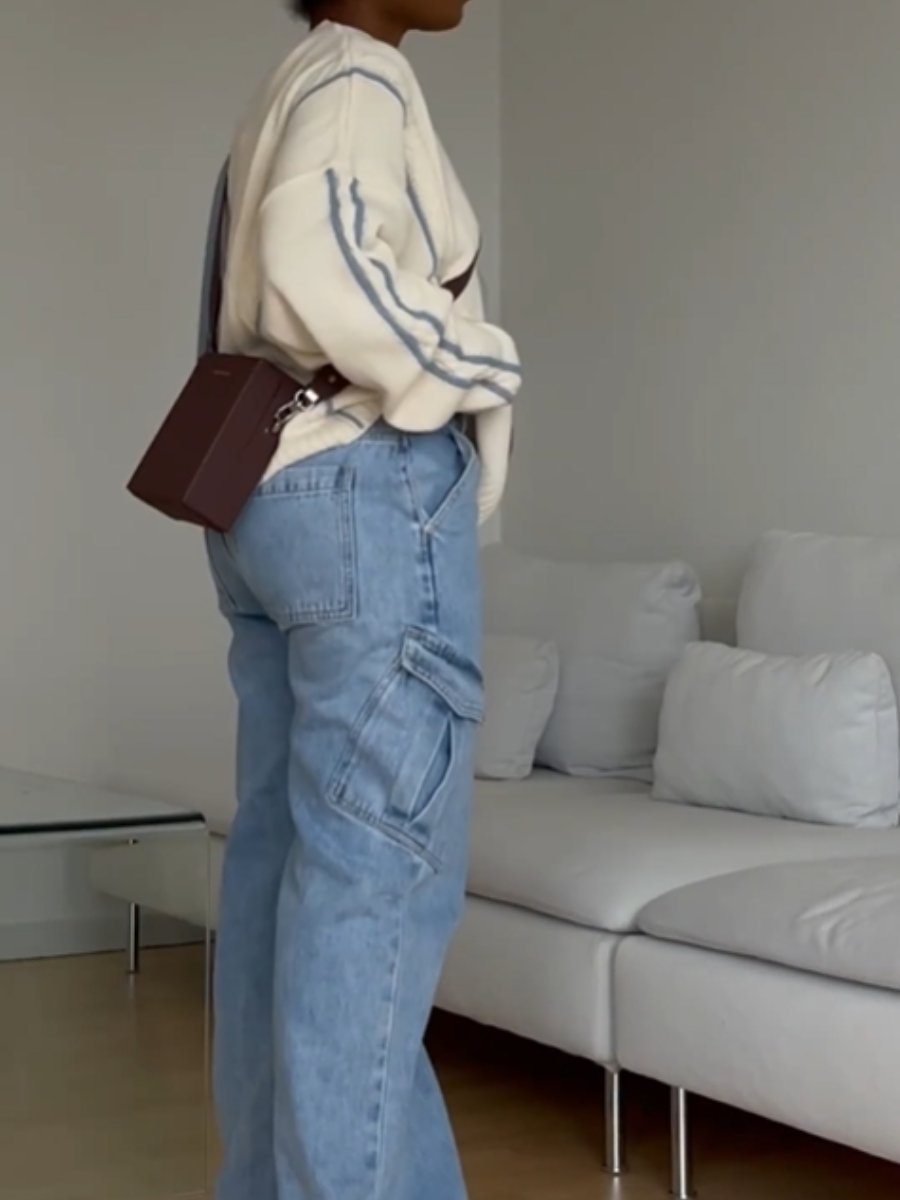 Loose Casual Stitching Sweater