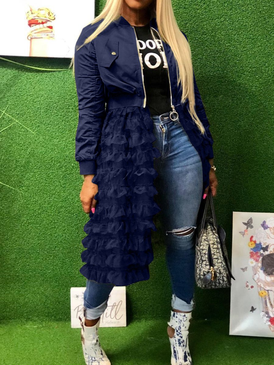 Lace Bomber Jacket