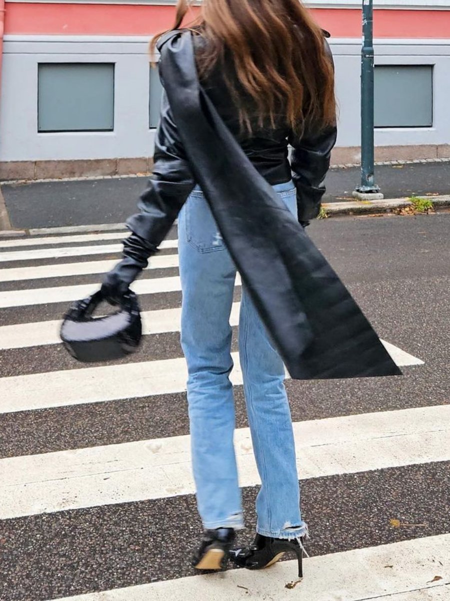 Stylish Black Leather Jacket