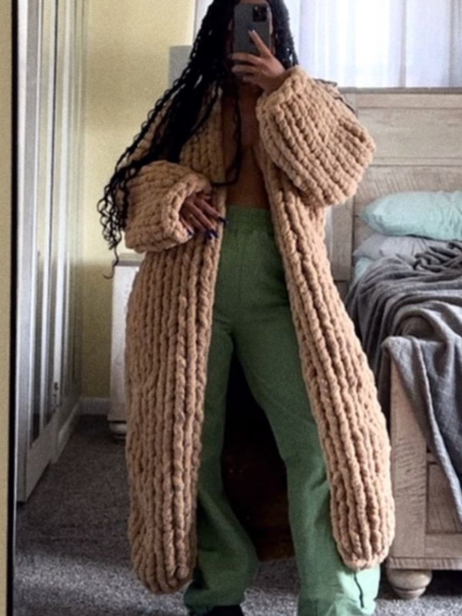 The Oversized Knit Cardigan