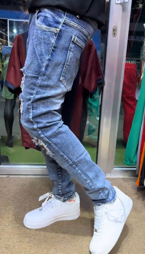Men's Versatile Ripped Jeans