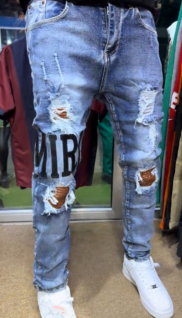 Men's Versatile Ripped Jeans